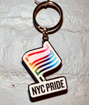 NYC Pride Logo Keychain