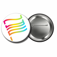 Pride Flag Logo Buttons