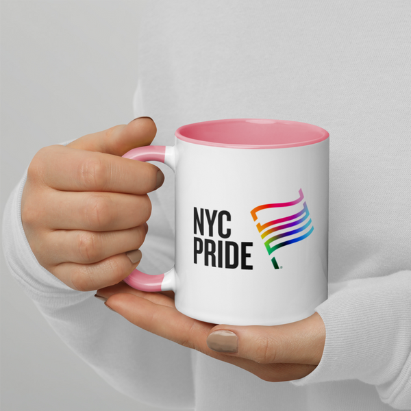 NYC Pride Mug with Color Inside