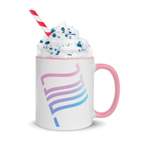 Trans Flag Logo Mug